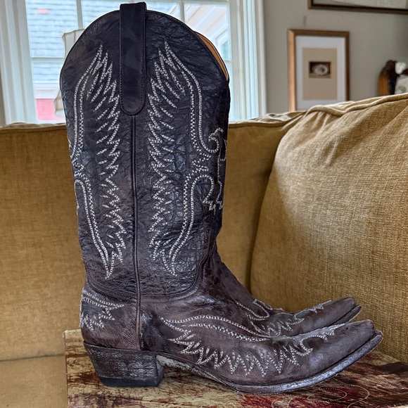 Old Gringo Elvis Cruz Brown Heeled Boots 9.5 - Picture 7 of 8
